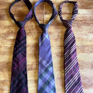 Mens Burberry ties. O/S.